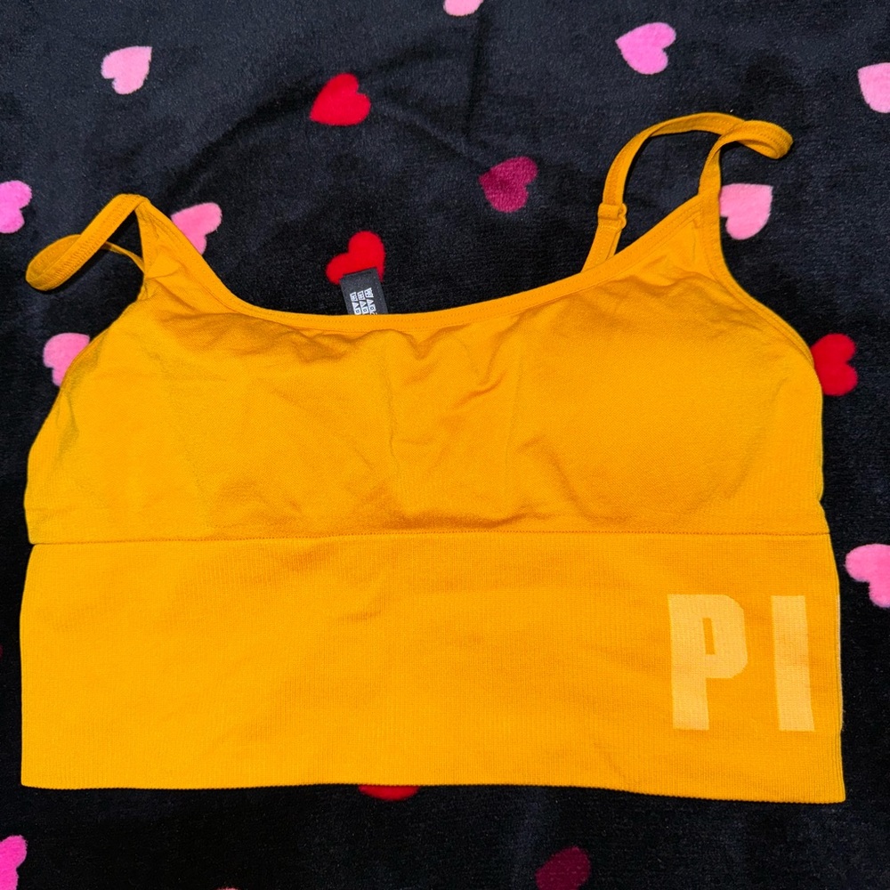 Pink Sports Bra